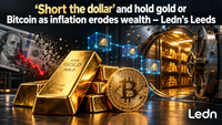 ‘Short the dollar’ and hold gold or Bitcoin as inflation erodes wealth – Ledn’s Leeds teaser image