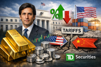 New Fed and tariff developments could sap tailwinds for precious metals in Q2  – TD Securities’ Melek teaser image