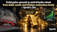 Gold gains ground as central banks retreat from dollar assets and inflation undermines bonds – Sprott’s Zhu teaser image