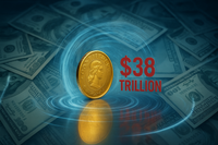 US debt accelerates through $38 trillion: Has gold peaked? teaser image