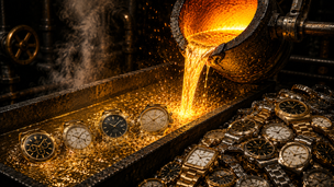 Gold fever sends some vintage luxury watches to the melting furnace teaser image