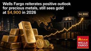 Wells Fargo reiterates positive outlook for precious metals, still sees gold at $4,900 in 2026 teaser image