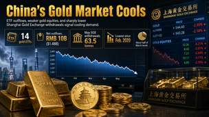 China’s gold market is cooling, multiple metrics show