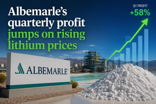 Albemarle’s quarterly profit jumps on rising lithium prices teaser image