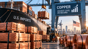 US July copper imports hit highest level on record teaser image