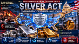 U.S. Senators introduce bipartisan SILVER Act to expand precious metals vault network