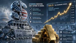 Gold's renewed momentum is sending a warning about America’s $40 trillion debt teaser image