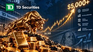 Gold’s bull run isn’t over: TD Securities sees next leg above $5,000 teaser image