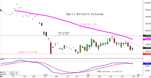 Bitcoin March 30 daily chart alert - Bears working on price downtrend teaser image