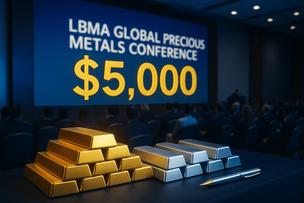 Gold’s not done: LBMA survey forecasts prices near $5,000 in 12 months