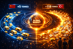The push and pull of central bank gold: China buys 5 tonnes and Turkey monetizes 118 tonnes in March teaser image