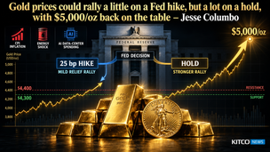 Gold prices could rally a little on a Fed hike, but a lot on a hold, with $5,000/oz back on the table – Jesse Columbo teaser image