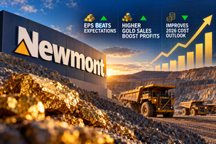 Newmont beats third-quarter earnings expectations as higher gold sales boost profits; miner raises 2026 cost outlook teaser image