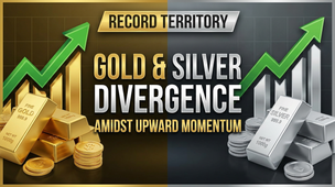 Gold and silver divergence amidst upward momentum