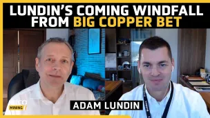 'It hard not to get excited when you see a blockbuster deal like that' - Adam Lundin on mining M&A teaser image