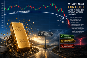 What’s next for gold after the 200-day moving average breaks?