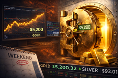 Investors continue to cling to their gold during the weekend teaser image