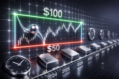 Silver prices to ‘languish between $50 and $100 for years’ - Bloomberg’s McGlone teaser image