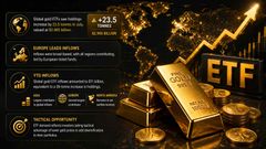 Gold market sees positive ETF inflows in July, ending two months of outflows teaser image
