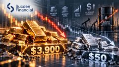 Gold prices could fall to $3,900, silver to $50 as Fed tightening pressures precious metals – Sucden Financial teaser image