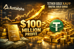 Antalpha moves to take $100 million profit on massive Tether Gold bet as demand for digital bullion continues to rise teaser image