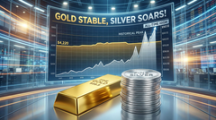 Gold steadies near $4,220 while silver breaks to all-time highs teaser image