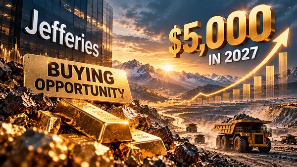 Gold's weakness is a buying opportunity as Jefferies sees $5,000 price in 2027, healthy mining margins teaser image