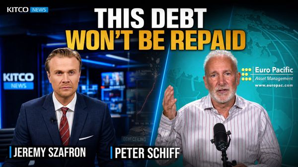 Peter Schiff says rising yields are 'the most bullish thing' for gold, warns Washington could pay 50 cents on the dollar teaser image