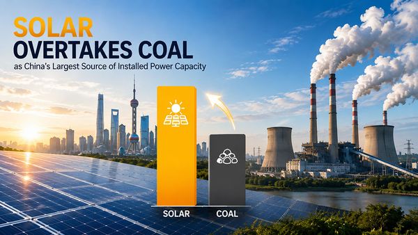 Solar overtakes coal as China’s largest source of installed power capacity teaser image