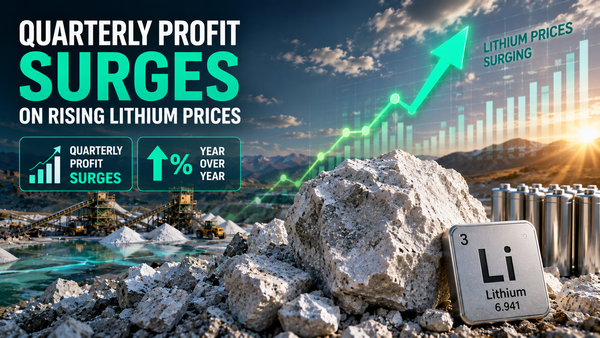 Albemarle quarterly profit surges on rising lithium prices teaser image