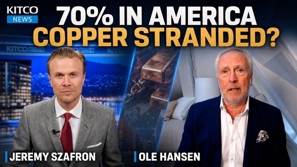 Nearly 70% of exchange copper sits in America and some may be 'stranded': Saxo's Hansen teaser image