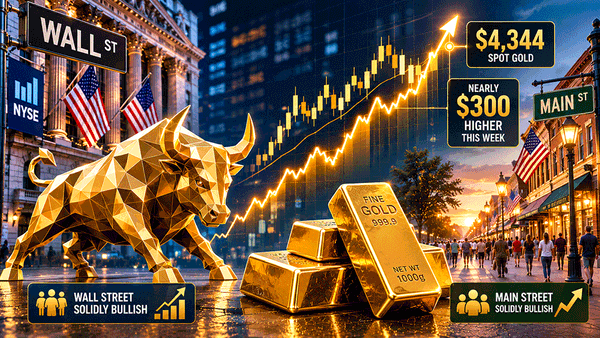 Wall Street, Main Street solidly bullish as prices end the week nearly $300 higher teaser image