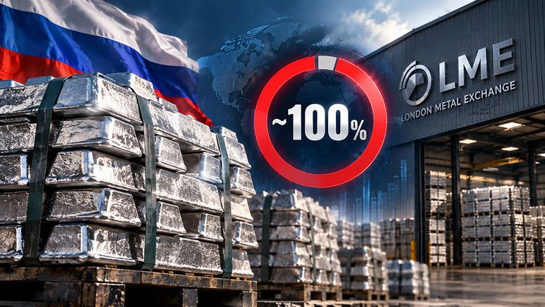 Russian aluminium’s share of available LME stocks almost 100% in September teaser image