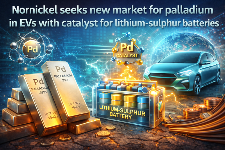 Nornickel seeks new market for palladium in EVs with catalyst for lithium‑sulphur batteries teaser image
