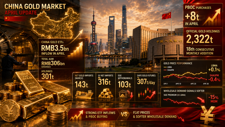 China sees solid ETF inflows and massive PBoC purchases in April amid flat price performance – WGC’s Jia   teaser image