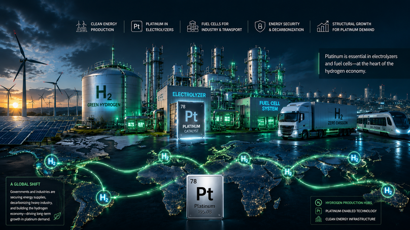 The hydrogen economy could quietly reshape platinum demand over the next decade, says WPIC  teaser image