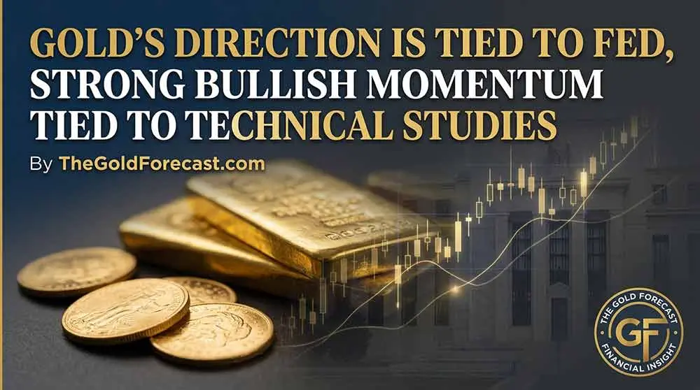 Gold’s direction is tied to Fed, strong bullish momentum tied to technical studies teaser image