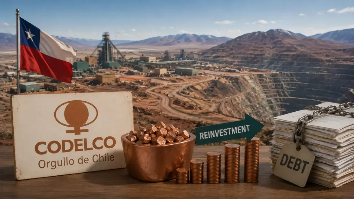 Chile to reinvest all of Codelco’s 2025 profits in debt-laden copper miner teaser image