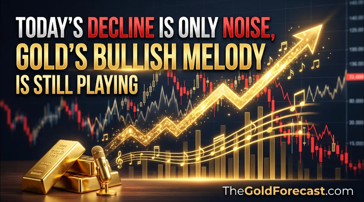 Today’s Decline is Only Noise, Gold’s Bullish Melody is Still Playing  teaser image