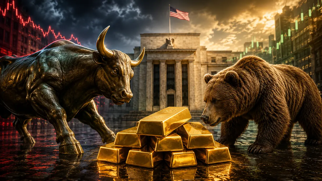 Wall Street cautious after gold’s lack of follow-through, Main Street bullish with Fed decision on deck teaser image