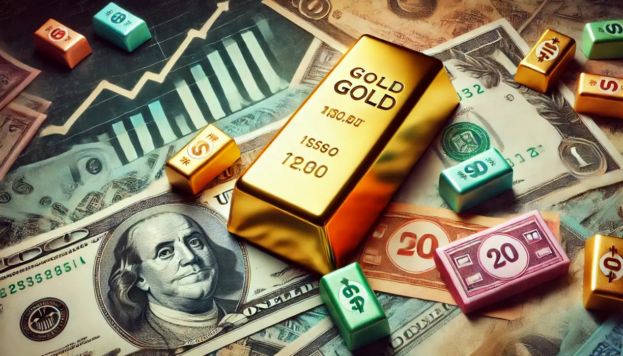 Gold shines as the US dollar is being treated like monopoly money - abrdn’s Robert Minter teaser image