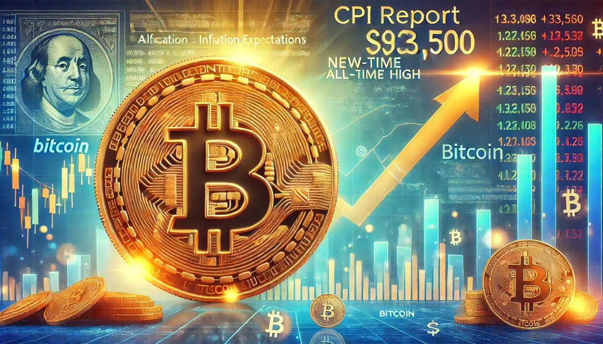 Bitcoin bulls push to a new all-time high of $93.5k after CPI aligns with expectations teaser image