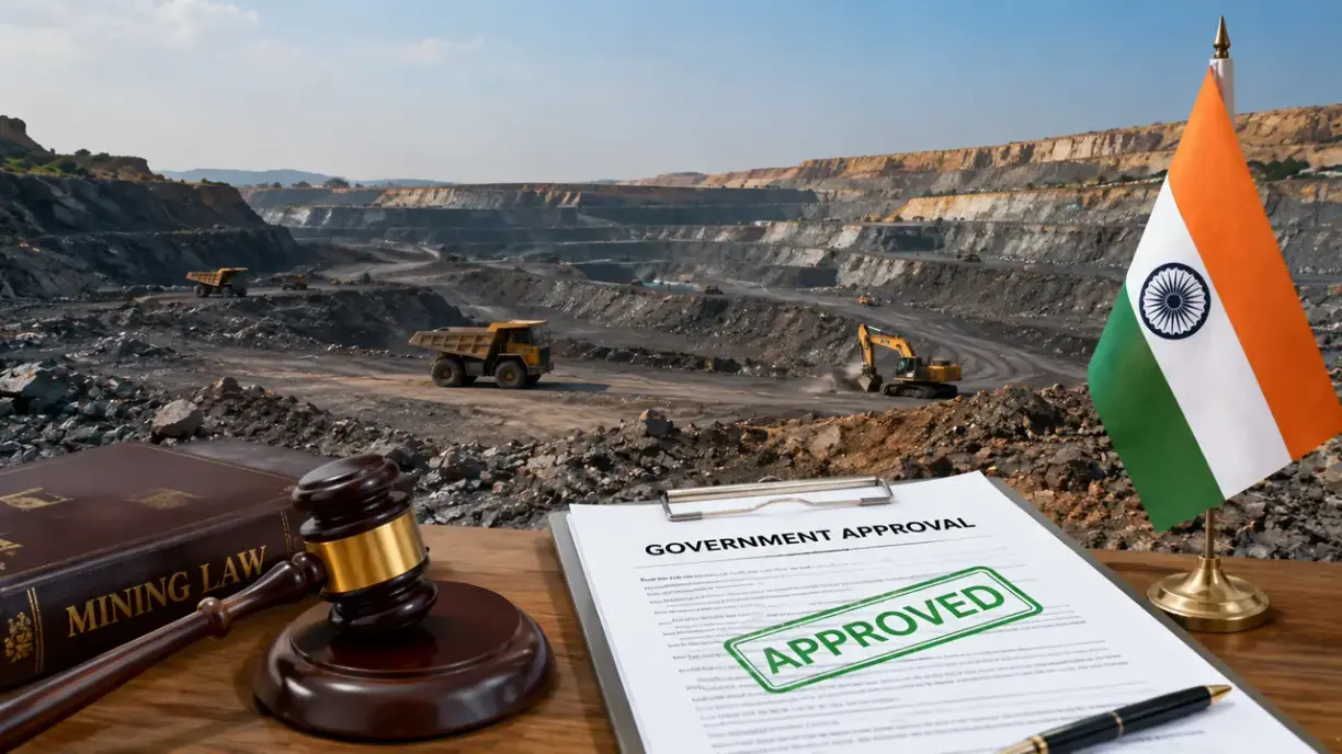 India clears law to curb new state taxes on mining teaser image