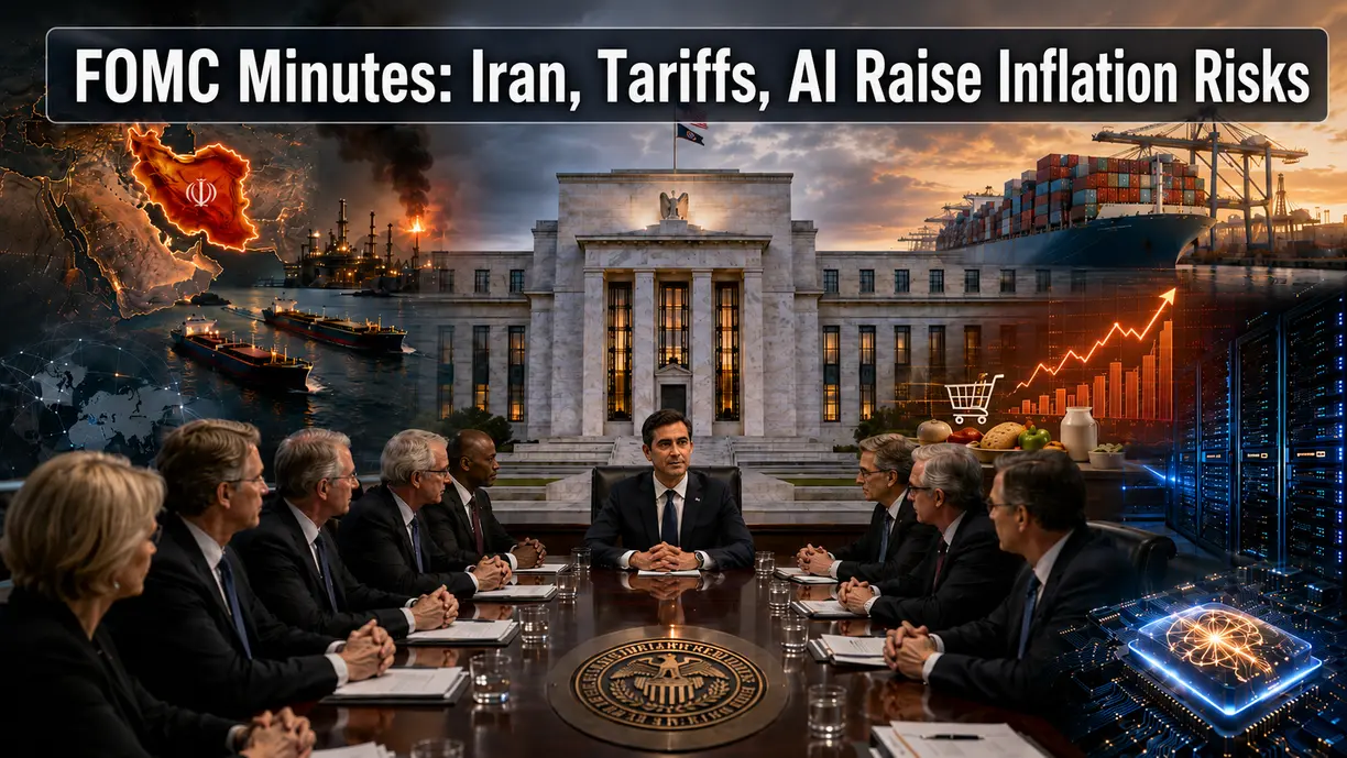 FOMC minutes show a Fed united on rates and communications, but concerned about impacts of Iran, tariffs and AI on inflation teaser image
