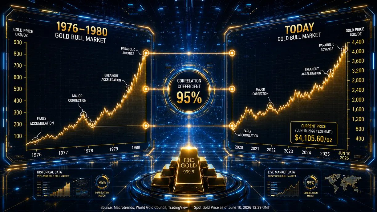 Gold price could triple if 1970s bull market pattern holds, says Jeff Clark  teaser image