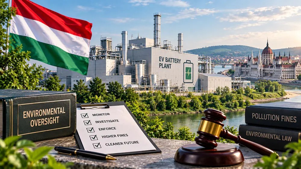 Hungary to create watchdog to oversee EV battery plants, boost fines for polluters teaser image
