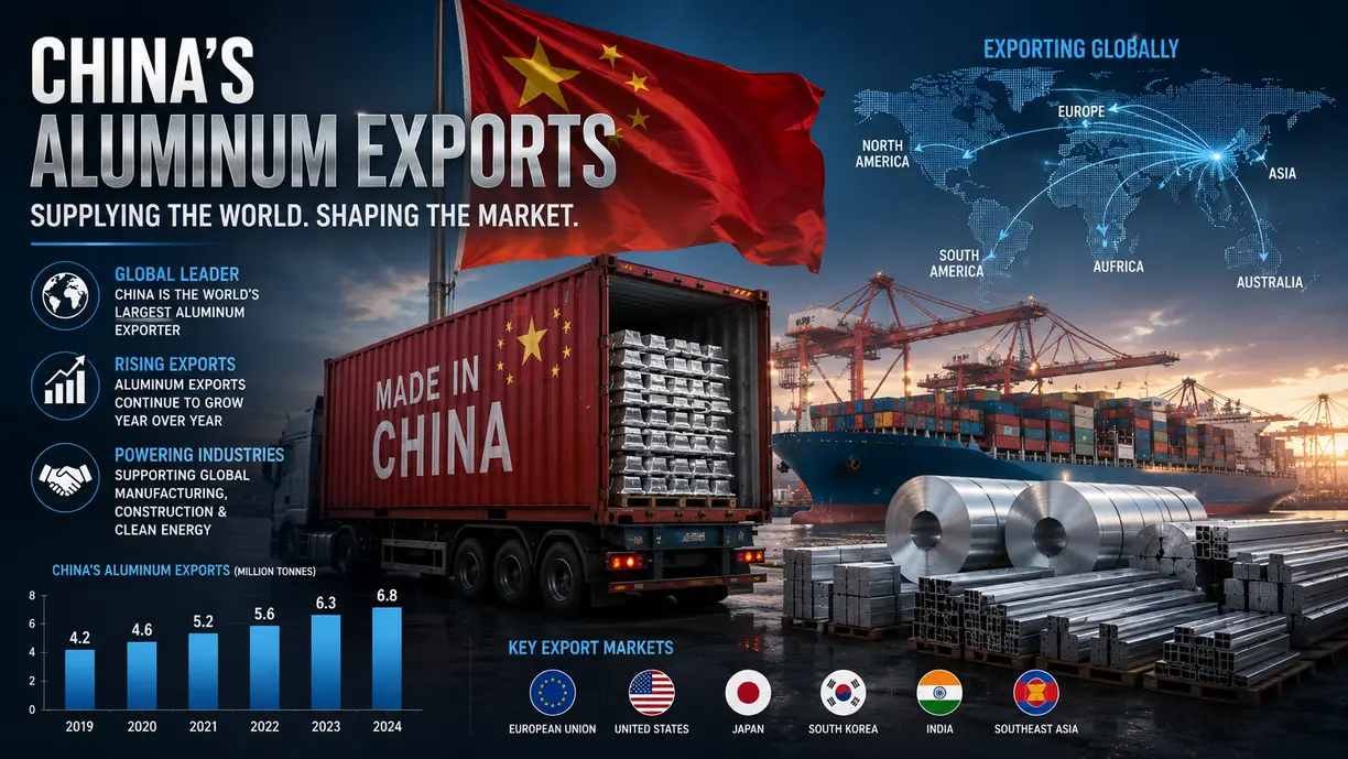 China’s aluminum exports surged in May as Iran war keeps supply tight teaser image