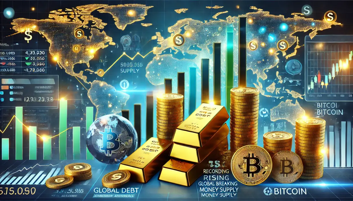 Global debt and money supply break records, fueling gold and Bitcoin rallies teaser image