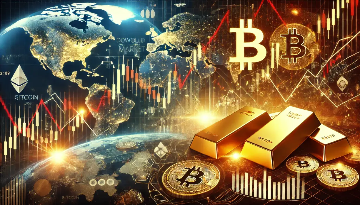 Stocks fall, gold rises, Bitcoin steadies as geopolitical tensions mount teaser image