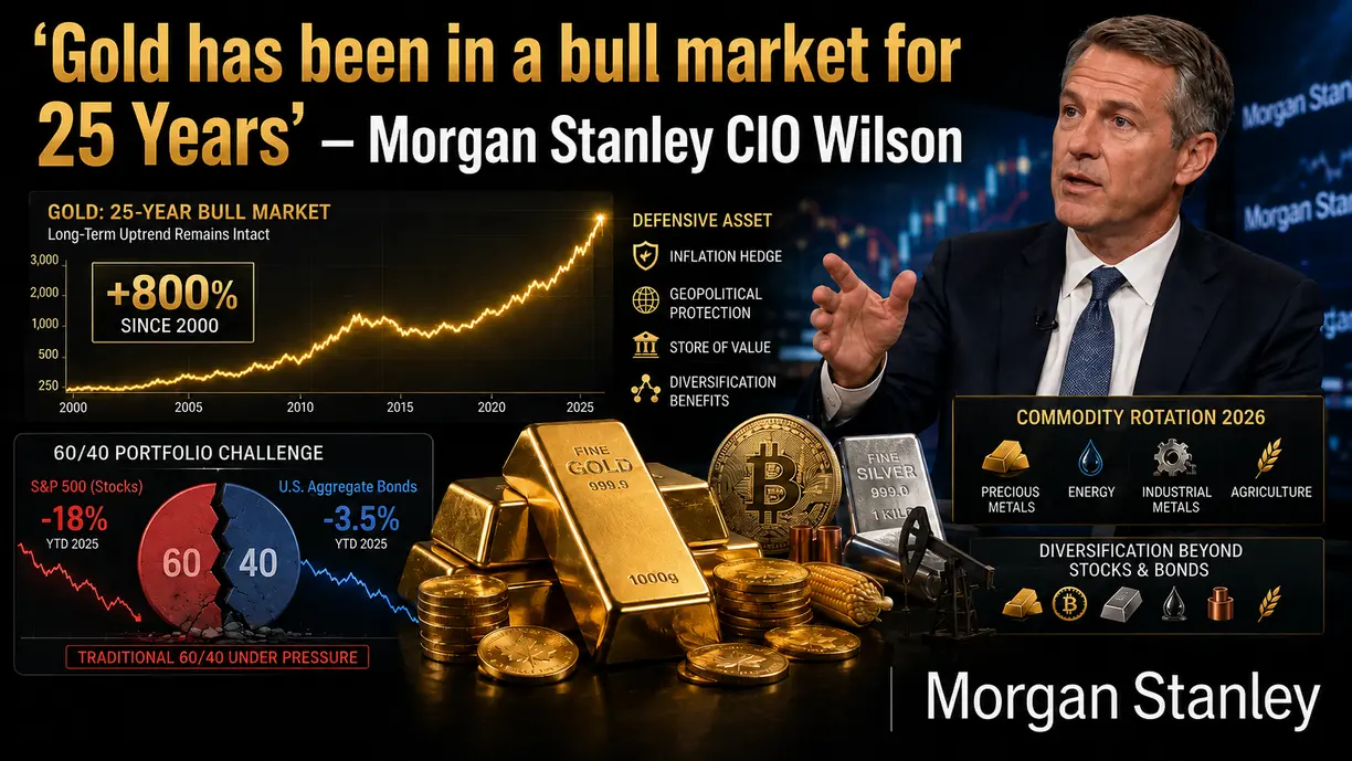 ‘Gold has been in a bull market for 25 Years’ – Morgan Stanley CIO Wilson teaser image